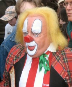 donald trump clown