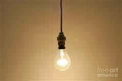 lightbulb hanging